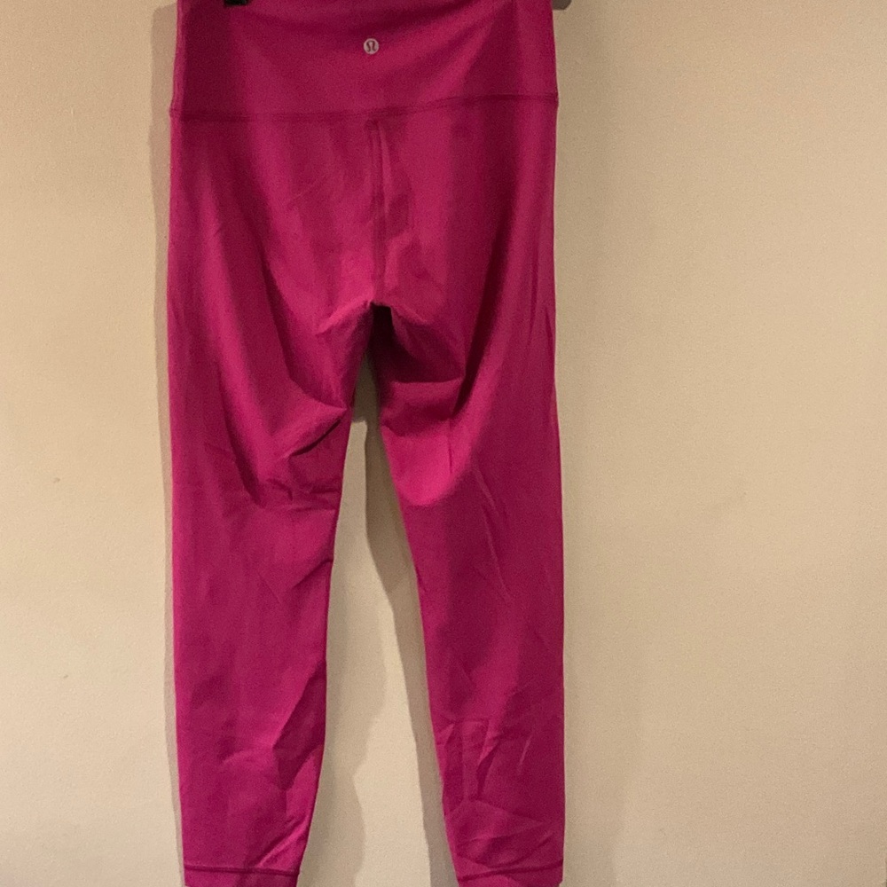 Lululemon Athletica Vibrant Pink Leggings